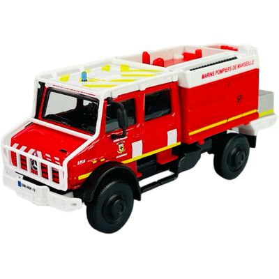 Bburago Emergency Mercedes-Benz Unimog U5000 Straż Pożarna 32017 Bburago Emergency Mercedes-Benz Unimog U5000 Straż Pożarna 32017