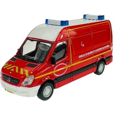 Bburago Emergency Mercedes Sprinter Straż 1:50 32006 Bburago Emergency Mercedes Sprinter Straż 1:50 32006