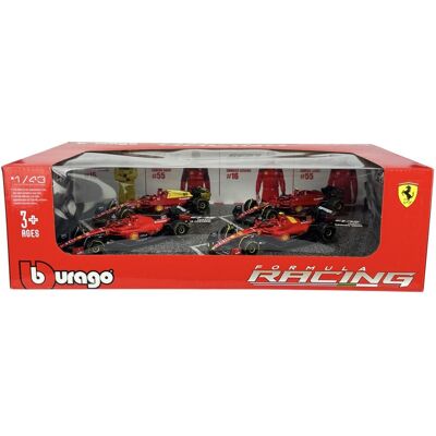 BBURAGO F1 FERRARI RACING 4-PACK 1:43 36848 BBURAGO F1 FERRARI RACING 4-PACK 1:43 36848