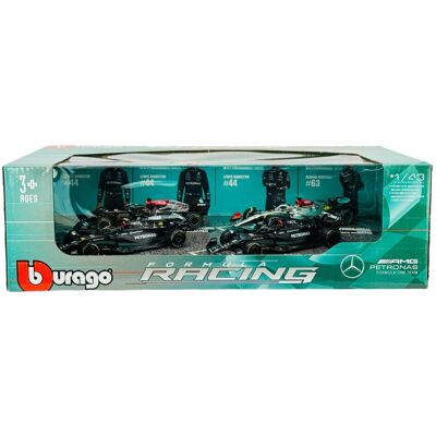 BBURAGO F1 MERCEDES AMG PETRONAS FORMULA ONE TEAM 4-PACK 1:43 38093 BBURAGO F1 MERCEDES AMG PETRONAS FORMULA ONE TEAM 4-PACK 1:43 38093