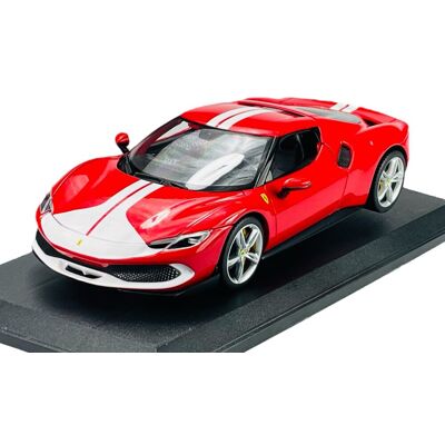 BBURAGO FERRARI 296 GTB ASSETTO FIORANO CZERWONY 1:18 16017 BBURAGO FERRARI 296 GTB ASSETTO FIORANO CZERWONY 1:18 16017