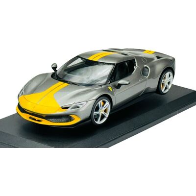 BBURAGO FERRARI 296 GTB ASSETTO FIORANO SREBRNY 1:18 16017 BBURAGO FERRARI 296 GTB ASSETTO FIORANO SREBRNY 1:18 16017