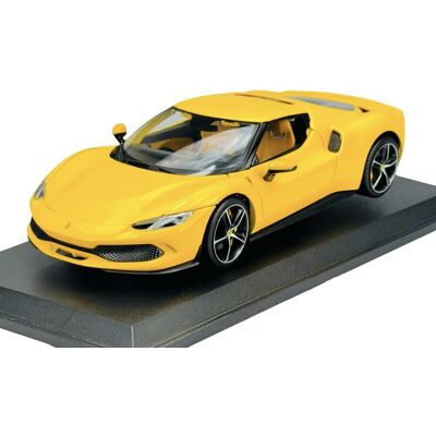 BBURAGO FERRARI 296 GTB ŻÓŁTY 1:18 16018 BBURAGO FERRARI 296 GTB ŻÓŁTY 1:18 16018