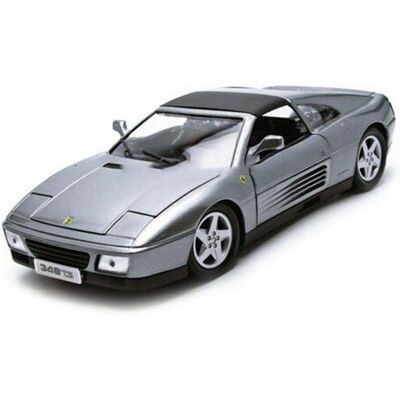 Bburago Ferrari 348 Ts Silver Grey 1989 1:18 1816006Gy Bburago Ferrari 348 Ts Silver Grey 1989 1:18 1816006Gy