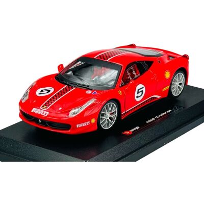 BBURAGO FERRARI 458 CHALLENGE CZERWONY 1:24 26302 BBURAGO FERRARI 458 CHALLENGE CZERWONY 1:24 26302