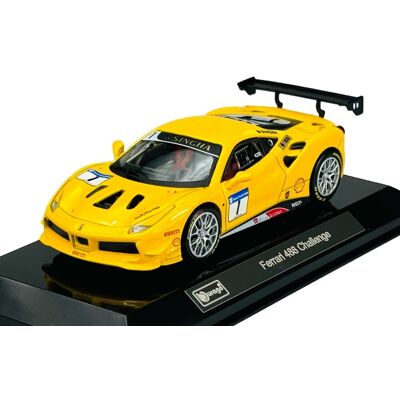 BBURAGO FERRARI 488 CHALLENGE SIGNATURE SERIES ŻÓŁTY 1:43 36306 BBURAGO FERRARI 488 CHALLENGE SIGNATURE SERIES ŻÓŁTY 1:43 36306