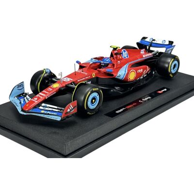 BBURAGO FERRARI RACING 2024 F1 SF-24 #55 SERGIO PEREZ GP MIAMI 1:18 16815 FORMUŁA 1 NOWY MODEL BBURAGO FERRARI RACING 2024 F1 SF-24 #55 SERGIO PEREZ GP MIAMI 1:18 16815 FORMUŁA 1 NOWY MODEL