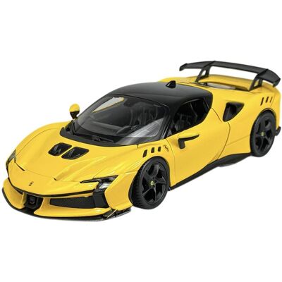 BBURAGO FERRARI SF90 XX STRADALE ŻÓŁTY 1:24 NOWY METALOWY MODEL 26032 BBURAGO FERRARI SF90 XX STRADALE ŻÓŁTY 1:24 NOWY METALOWY MODEL 26032