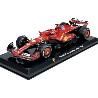 BBURAGO FORMUŁA 1 2024 FERRARI SF-24 #16 LECLERC Z GABLOTKĄ 1:24 F1 26821 BBURAGO FORMUŁA 1 2024 FERRARI SF-24 #16 LECLERC Z GABLOTKĄ 1:24 F1 26821