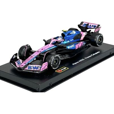 BBURAGO FORMUŁA 1 ALPINE A525 #43 COLAPINTO 1:43 38258 Z GABLOTKĄ F1 NOWY BBURAGO FORMUŁA 1 ALPINE A525 #43 COLAPINTO 1:43 38258 Z GABLOTKĄ F1 NOWY