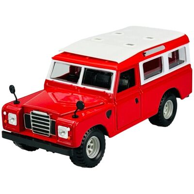 BBURAGO LAND ROVER SERIES II CZERWONY 1:24 22063 BBURAGO LAND ROVER SERIES II CZERWONY 1:24 22063