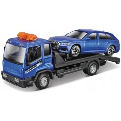 BBURAGO Laweta z autem AUDI wciągarka 1:43 3075 BBURAGO Laweta z autem AUDI wciągarka 1:43 3075