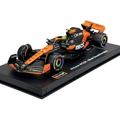 BBURAGO McLAREN FORMULA 1 MCL38 GP MIAMI #4 NORRIS + GABLOTKA 38215 1:43 F1 BBURAGO McLAREN FORMULA 1 MCL38 GP MIAMI #4 NORRIS + GABLOTKA 38215 1:43 F1