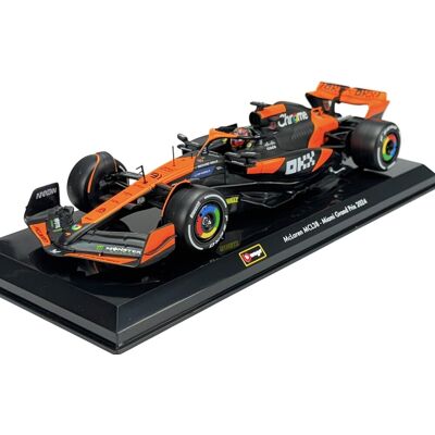 BBURAGO McLAREN FORMUŁA 1 MCL38 GP MIAMI #81 PIASTRI + GABLOTKA 1:24 28033 BBURAGO McLAREN FORMUŁA 1 MCL38 GP MIAMI #81 PIASTRI + GABLOTKA 1:24 28033