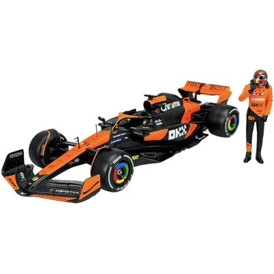 BBURAGO McLAREN FORMULA 1 TEAM MCL38 GP MIAMI #81 OSCAR PIASTRI + FIGURKA 1:24 28040 NOWY MODEL METALOWY BBURAGO McLAREN FORMULA 1 TEAM MCL38 GP MIAMI #81 OSCAR PIASTRI + FIGURKA 1:24 28040 NOWY MODEL METALOWY