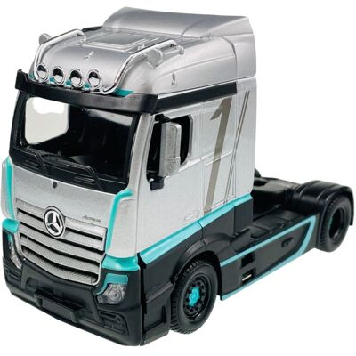 BBURAGO MERCEDES ACTROS 1:43 NOWY METALOWY MODEL CIĘŻARÓWKA TIR BBURAGO MERCEDES ACTROS 1:43 NOWY METALOWY MODEL CIĘŻARÓWKA TIR