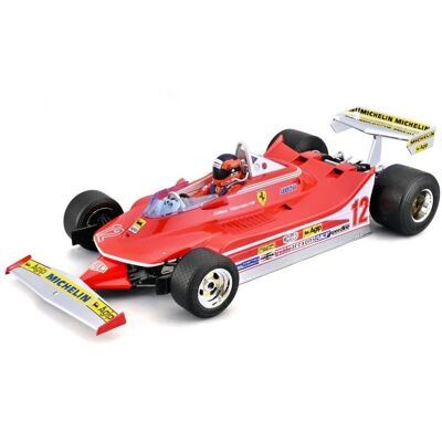 Bburago metalowy model Ferrari 312 T4 1979 Gilles Villeneuve 1 18 Bburago metalowy model Ferrari 312 T4 1979 Gilles Villeneuve 1 18