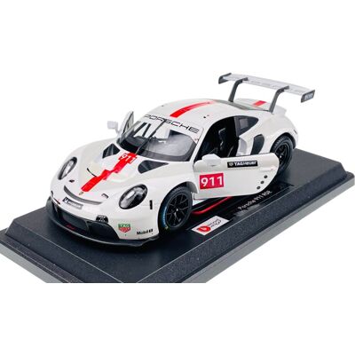 BBURAGO PORSCHE 911 RSR BIAŁY 1:24 NOWY METALOWY MODEL 28013 BBURAGO PORSCHE 911 RSR BIAŁY 1:24 NOWY METALOWY MODEL 28013
