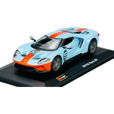 BBURAGO RACE 2019 FORD GT HERITAGE EDITION #9 NIEBIESKI 1:32 41164 BBURAGO RACE 2019 FORD GT HERITAGE EDITION #9 NIEBIESKI 1:32 41164