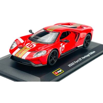 BBURAGO RACE 2022 FORD GT HERITAGE EDITION #16 1:32 41166 BBURAGO RACE 2022 FORD GT HERITAGE EDITION #16 1:32 41166