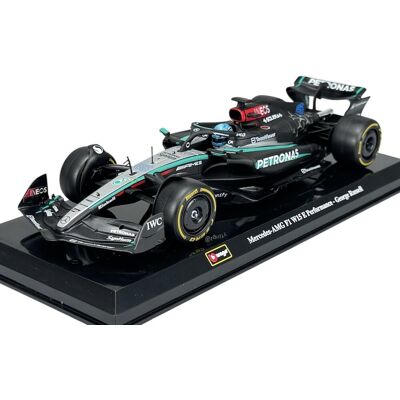 BBURAGO RACE MERCEDES-AMG F1 W15 E PERFORMANCE #63 GEORGE RUSSELL Z GABLOTKĄ 1:24 28063 NOWY MODEL METALOWY BBURAGO RACE MERCEDES-AMG F1 W15 E PERFORMANCE #63 GEORGE RUSSELL Z GABLOTKĄ 1:24 28063 NOWY MODEL METALOWY
