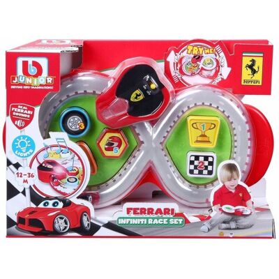 Zestaw wyścigowy Ferrari Burago - Zabawka wyścigowa dla dzieci Zestaw wyścigowy Ferrari Burago - Zabawka wyścigowa dla dzieci