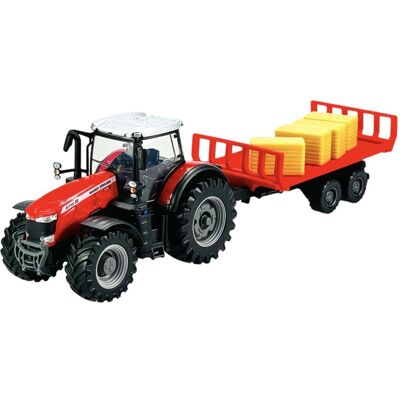 BBURAGO TRAKTOR MASSEY FERGUSON 8740S + PRZYCZEPA NA BELE 31675 BBURAGO TRAKTOR MASSEY FERGUSON 8740S + PRZYCZEPA NA BELE 31675