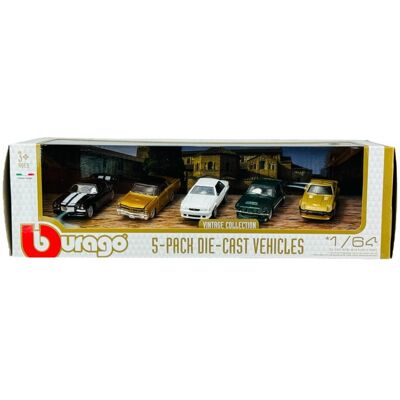 BBURAGO VINTAGE COLLECTION 5-PACK 1:64 59150 BBURAGO VINTAGE COLLECTION 5-PACK 1:64 59150