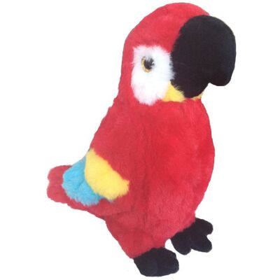 Beppe, Maskotka, Papuga Ara, Czerwona, 28cm Z Dźwiękiem Beppe, Maskotka, Papuga Ara, Czerwona, 28cm Z Dźwiękiem