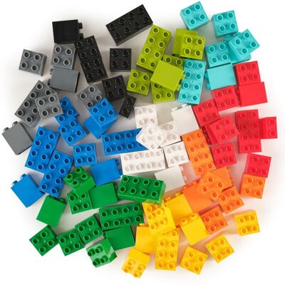 Inny producent Big Briks Basic Builder Set #1, klocki klasy premium, kompatybilne z dużymi klockami wszystkich wiodących marek, nadają się tylko do kamieni z dużym.. Inny producent Big Briks Basic Builder Set #1, klocki klasy premium, kompatybilne z dużymi klockami wszystkich wiodących marek, nadają się tylko do kamieni z dużym..