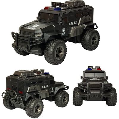 Inny producent Big Foot RC Truck 1:8 – Zdalnie sterowany monster truck policyjny Inny producent Big Foot RC Truck 1:8 – Zdalnie sterowany monster truck policyjny