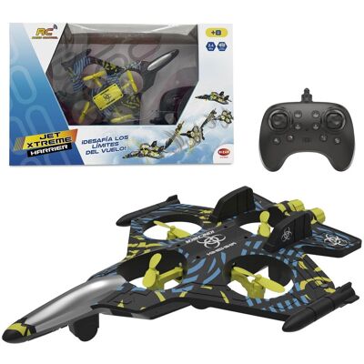 Bizak Jet Xtreme Harrier 4-kanałowy samolot RC, akrobacje i automatyczne start, stabilne i precyzyjne, światła LED, +8 lat, (65430001) Bizak Jet Xtreme Harrier 4-kanałowy samolot RC, akrobacje i automatyczne start, stabilne i precyzyjne, światła LED, +8 lat, (65430001)