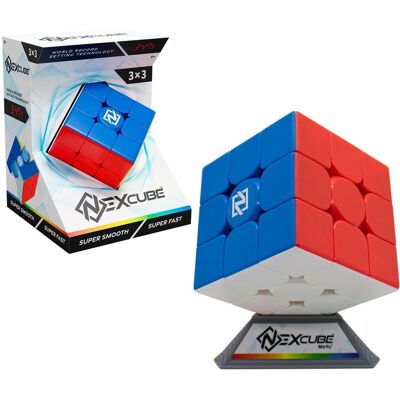 Bizak Nexcube 3x3 Classic Piasta Speedcubers, maksymalna prędkość, bez naklejek, precyzyjne pozycjonowanie i system podwójnej regulacji, wielokoloro.. Bizak Nexcube 3x3 Classic Piasta Speedcubers, maksymalna prędkość, bez naklejek, precyzyjne pozycjonowanie i system podwójnej regulacji, wielokoloro..