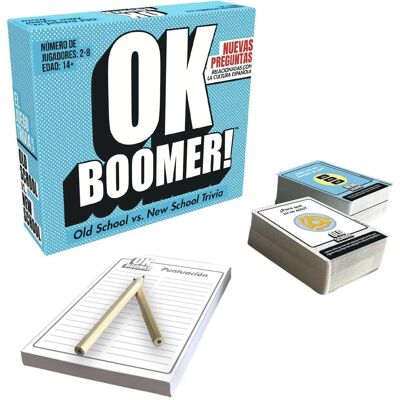 Bizak - Ok Boomer - 14-letnia gra karciana, gry rodzinne, odpowiednie również dla dorosłych Old School vs. New School, Ciekawostki do gier, pytania .. Bizak - Ok Boomer - 14-letnia gra karciana, gry rodzinne, odpowiednie również dla dorosłych Old School vs. New School, Ciekawostki do gier, pytania ..