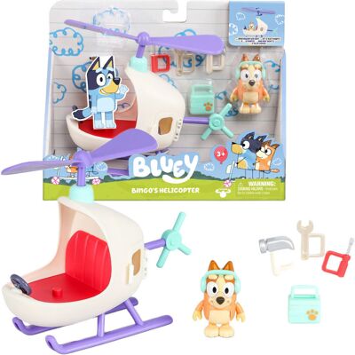 Moose Bluey Zestaw Helikopter + Figurka Bingo 17560 Moose Bluey Zestaw Helikopter + Figurka Bingo 17560