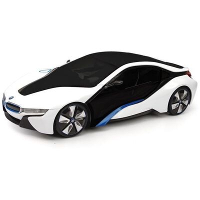BMW I8 R/C skala1:24 Rastar 48400 samochód sterowany biały BMW I8 R/C skala1:24 Rastar 48400 samochód sterowany biały