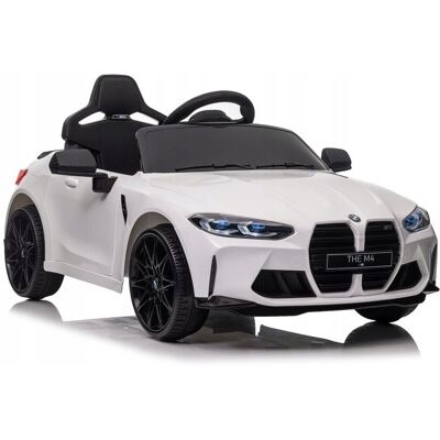 Bemi Bmw M4 na Licencji 2 Silniki 12V14AH Ekoskóra Piankowe Koła Białe Bemi Bmw M4 na Licencji 2 Silniki 12V14AH Ekoskóra Piankowe Koła Białe