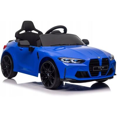 Bemi Bmw M4 na Licencji 2 Silniki 12V14AH Ekoskóra Piankowe Koła Niebieskie Bemi Bmw M4 na Licencji 2 Silniki 12V14AH Ekoskóra Piankowe Koła Niebieskie