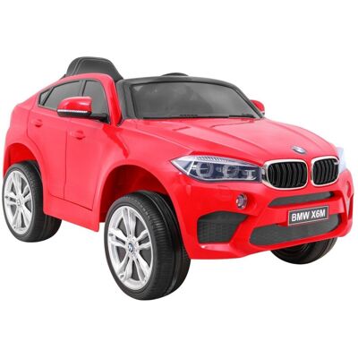 Ramiz, pojazd na akumulator BMW X6M, czerwony Ramiz, pojazd na akumulator BMW X6M, czerwony