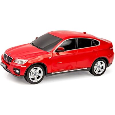 BMW X6 skala 1:24 Rastar 31700 samochód sterowany czerwony BMW X6 skala 1:24 Rastar 31700 samochód sterowany czerwony
