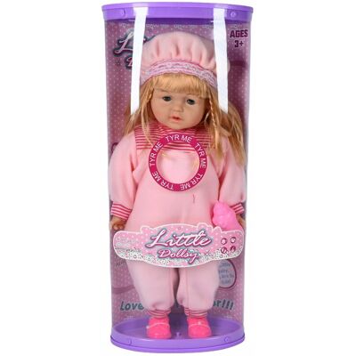 Midex Bobas Duża Lalka Jak Żywa 50Cm Księżniczka Długie Blond Włosy Śmieje Się Midex Bobas Duża Lalka Jak Żywa 50Cm Księżniczka Długie Blond Włosy Śmieje Się