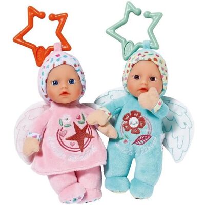 BABY Born Bobas Urodzony - 2 Lalki Szmatkowe Anioły - 18cm - Możliwość Mocowania - Wbudowany Grzechotnik - Bardzo Miękkie - Od 0 Miesięcy BABY Born Bobas Urodzony - 2 Lalki Szmatkowe Anioły - 18cm - Możliwość Mocowania - Wbudowany Grzechotnik - Bardzo Miękkie - Od 0 Miesięcy