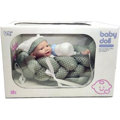 Adar Bobas z kocykiem i butelką 25cm Adar Bobas z kocykiem i butelką 25cm