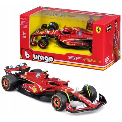 BOLID F1 Ferrari SF-24 Imola GP 2024 Carlos Sainz 1:43 BBURAGO 18-36844 BOLID F1 Ferrari SF-24 Imola GP 2024 Carlos Sainz 1:43 BBURAGO 18-36844