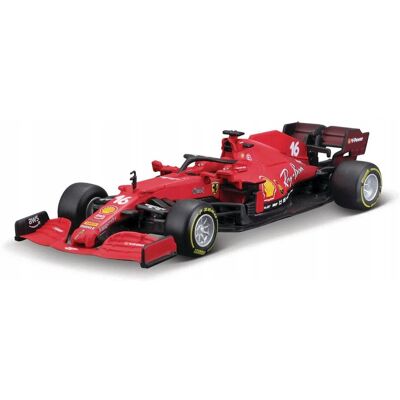 BOLID F1 Ferrari SF21 Leclerc 1:43 BBURAGO 36829 BOLID F1 Ferrari SF21 Leclerc 1:43 BBURAGO 36829