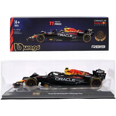 BOLID F1 Red Bull RB19 Abu Dhabi GP 2023 Sergio Perez 1:24 BBURAGO 18-28030 BOLID F1 Red Bull RB19 Abu Dhabi GP 2023 Sergio Perez 1:24 BBURAGO 18-28030