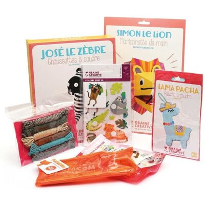 Creative Box aktywności kreatywnych - Sawanna Creative Box aktywności kreatywnych - Sawanna