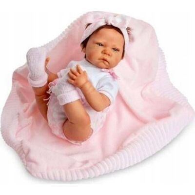 Kx Brejuan Lalka Brejuan Sweet Reborn Różowa 50 cm Kx Brejuan Lalka Brejuan Sweet Reborn Różowa 50 cm