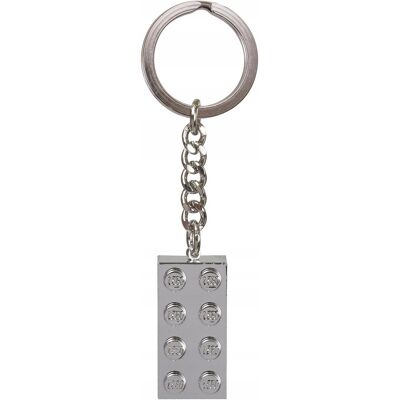 Lego Breloczek Chrome Silver 2x4 (851406) Lego Breloczek Chrome Silver 2x4 (851406)