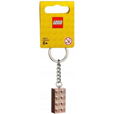 Lego Breloczek 'Klocek 2x4 Rose Gold' (853793) Lego Breloczek 'Klocek 2x4 Rose Gold' (853793)